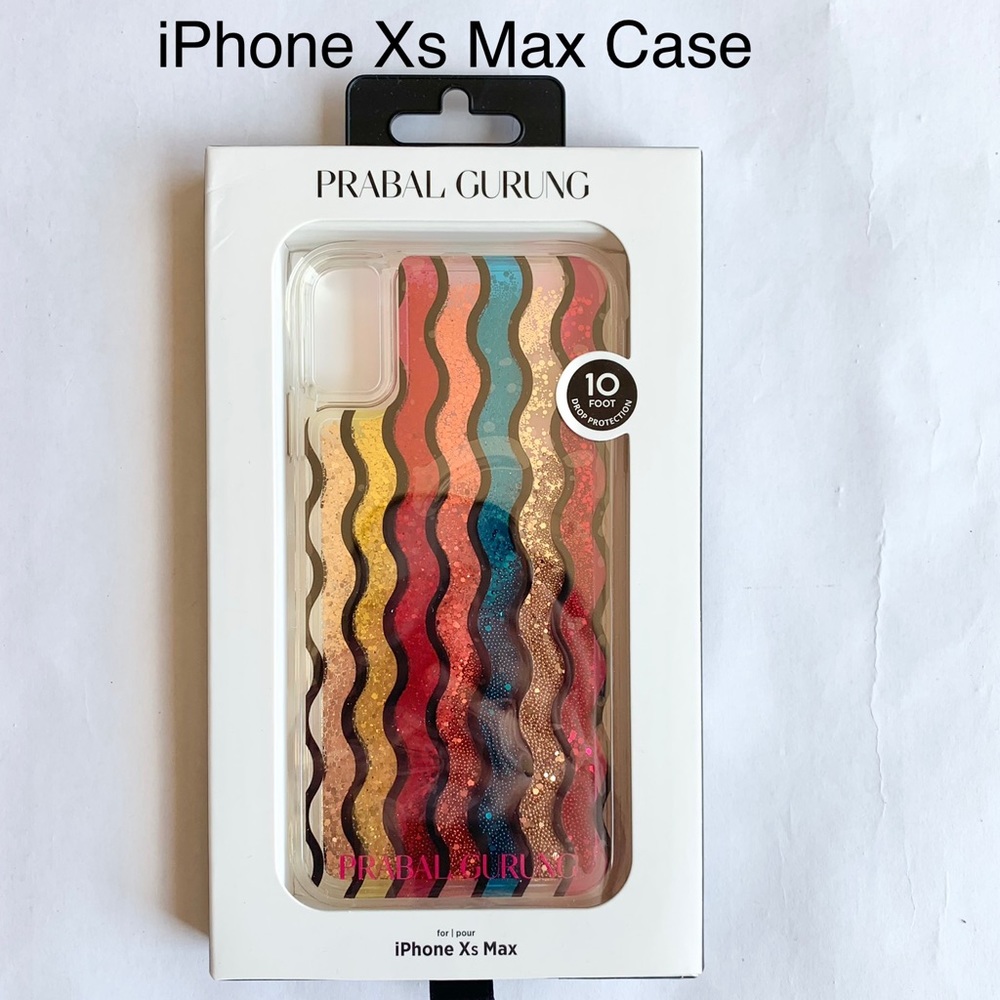 NWT Prabal Gurung for Case-Mate iPhone Xs Max Phone Case Waterfall